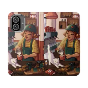 Barista Witch-Inspired Flip Cover Phone Case