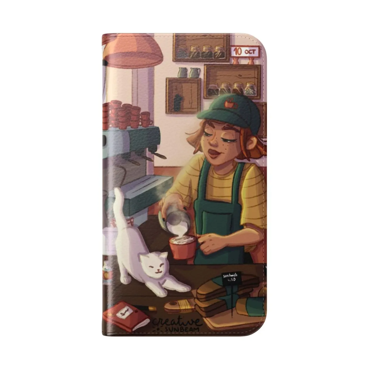 Barista Witch-Inspired Flip Cover Phone Case