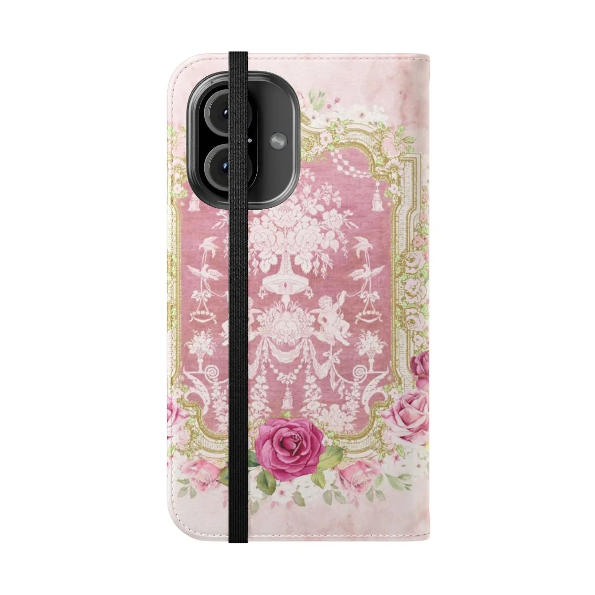 Baroque Floral Vintage Romantic French Paris Flip Phone Case