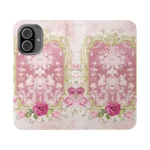 Baroque Floral Vintage Romantic French Paris Flip Phone Case