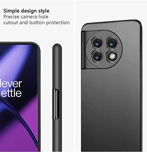 Bastmei for Oneplus 11 Case 5G(2023),Extremely Light Ultra-Light Super Slim Camera Protection Hard PC Cover Case for Oneplus 11 5G (2023)(Ash-Colored)