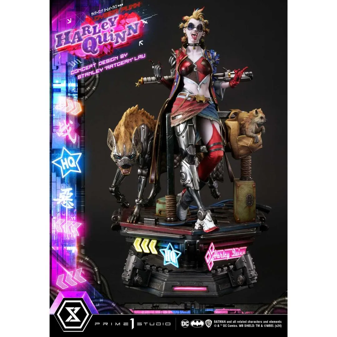 Batman (Comics) Cyberpunk Harley Quinn Statue By Prime1 Studios