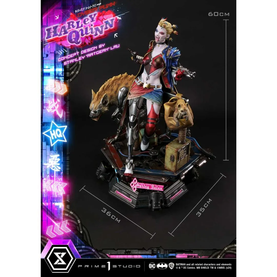 Batman (Comics) Cyberpunk Harley Quinn Statue By Prime1 Studios