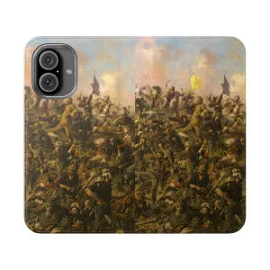 Battle of the Little Bighorn Flip Cover Phone Case
