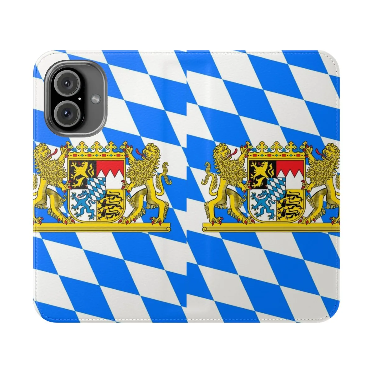 Bavaria-Inspired Lozengy Flip Phone Case