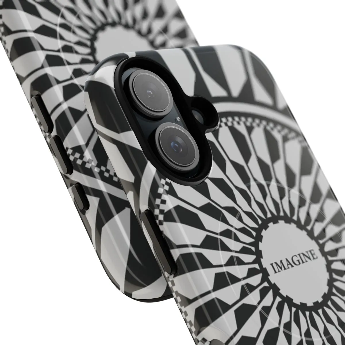 Beatle-Inspired Magnetic Tough Phone Cases: 'Imagine' Memorial Design