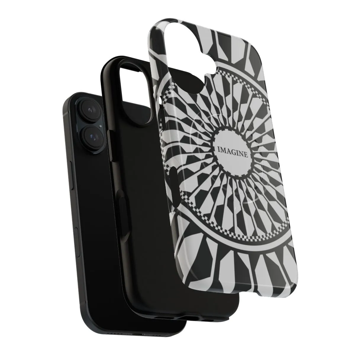 Beatle-Inspired Magnetic Tough Phone Cases: 'Imagine' Memorial Design