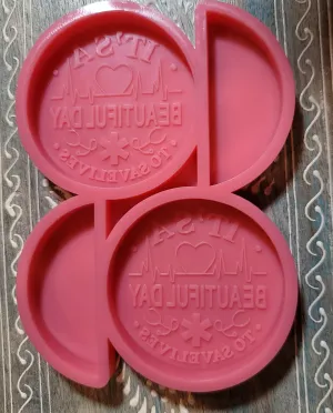 Beautiful Day Straw Topper Mold