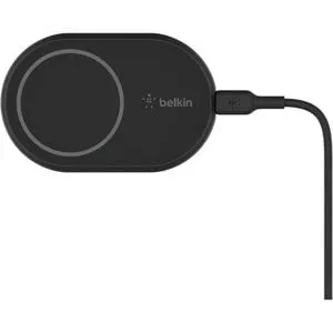 Belkin BoostCharge Car Phone Charger, 12V DC Input,  Magnetic Car Mount, Wireless Charging