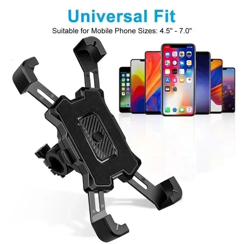 Bicycle Motorcycle Phone Holder Stand Bracket for Apple iPhone Universal 360° Rotatable Non-slip Riding Cycling Secure Holder