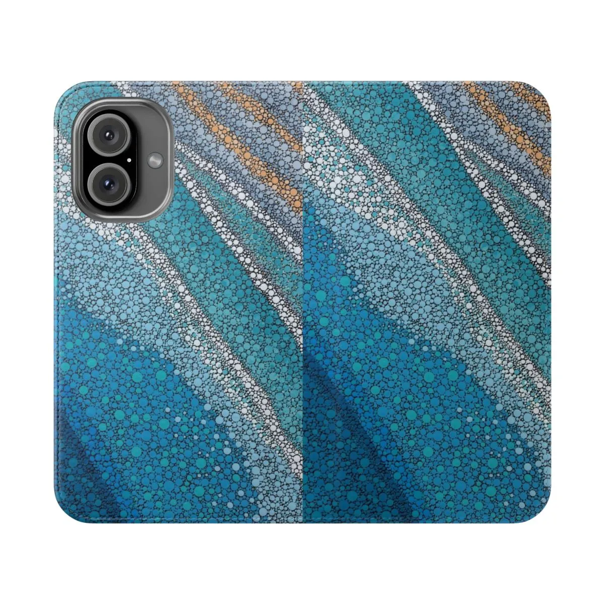 Bigambul-Inspired Ocean Tides Flip Cover Phone Case