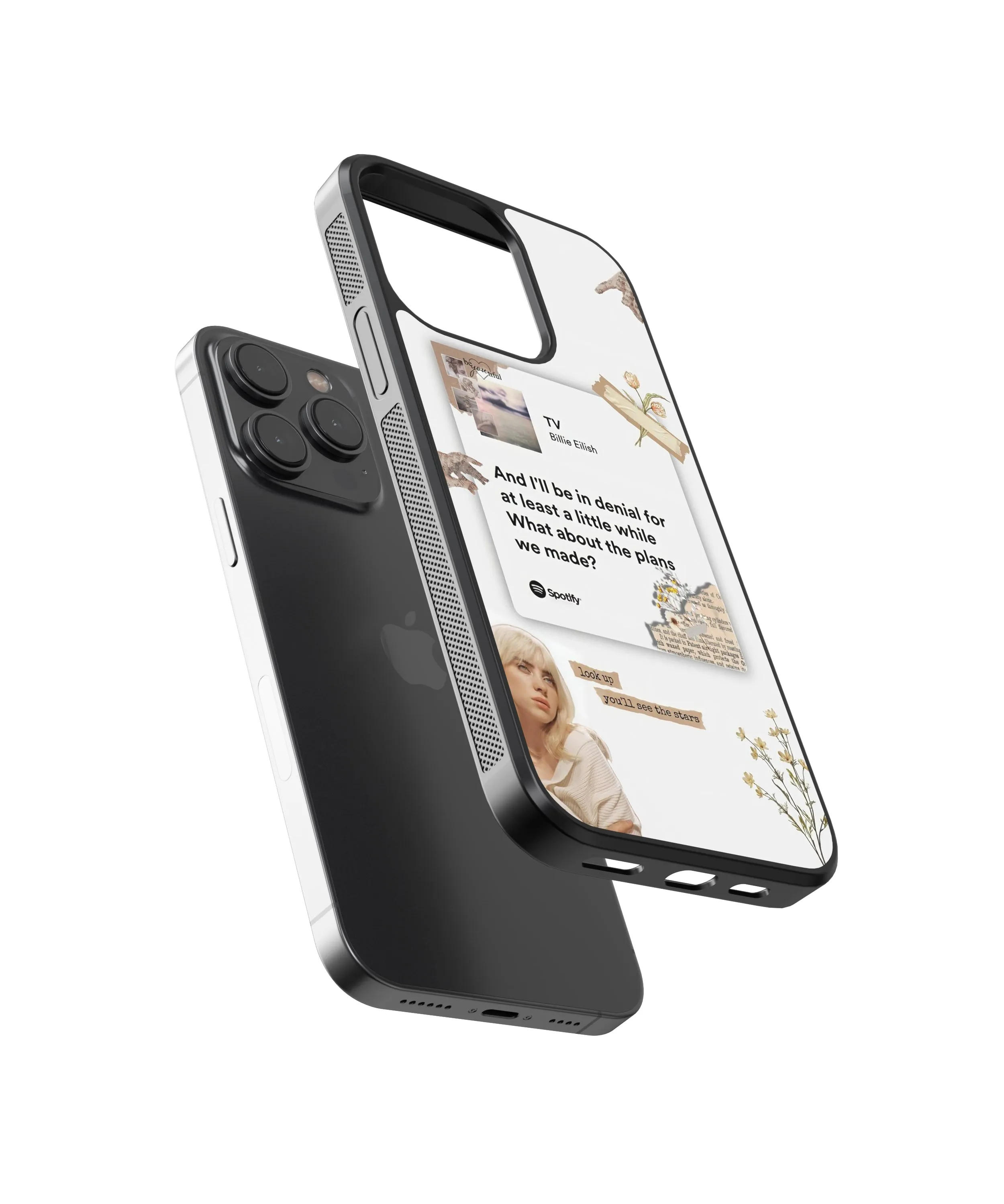 Billie Eilish TV Spotify Glass Phone Case Cover