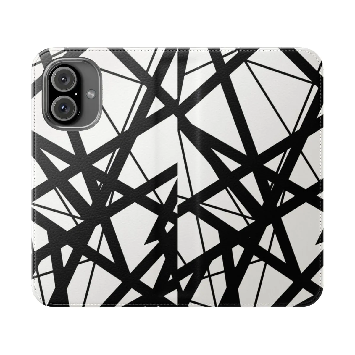 Black & White Stripes Design Phone Case for Harry Styles, EVH, and WVH Fans