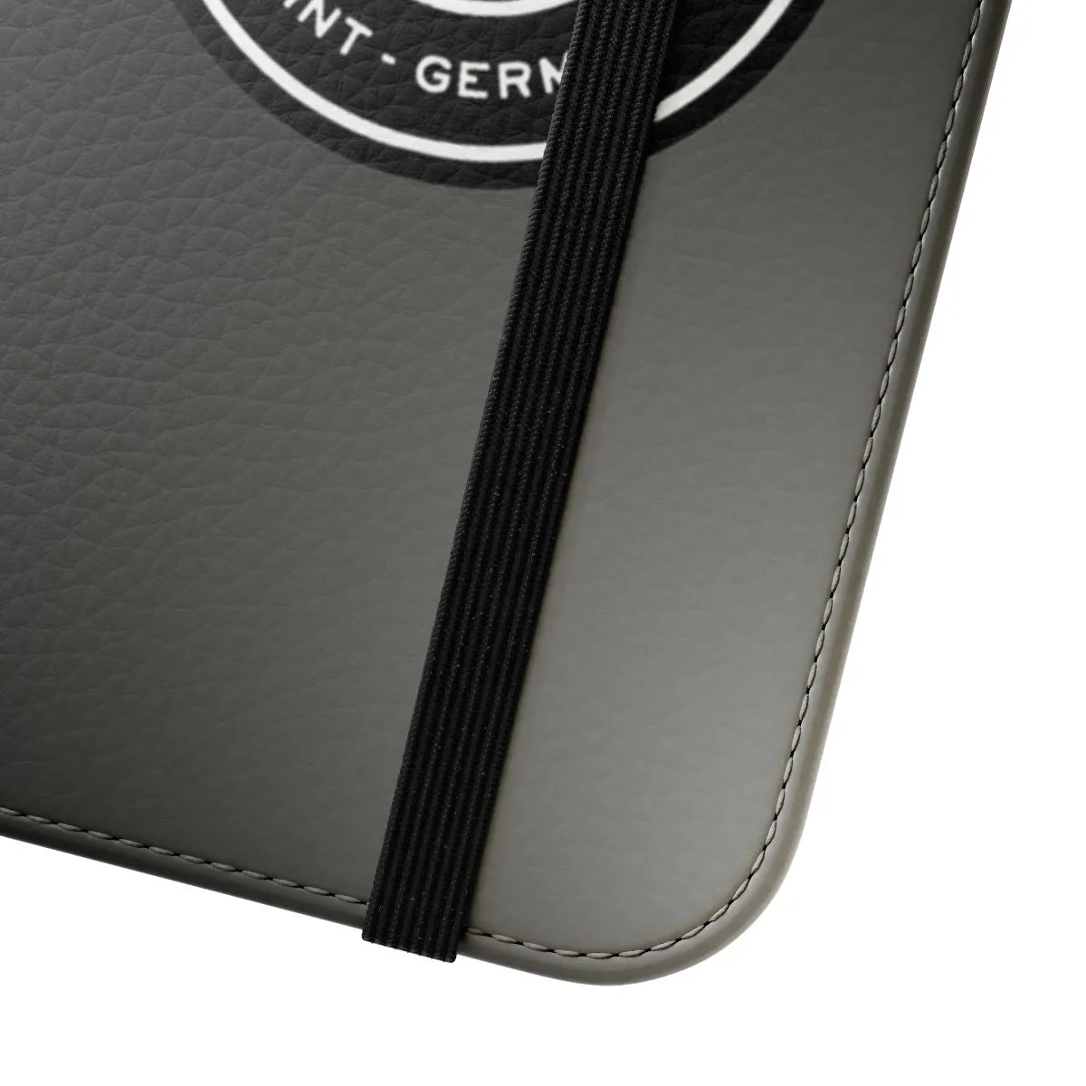 Black and White Football-Themed Phone Case for PSG Fans