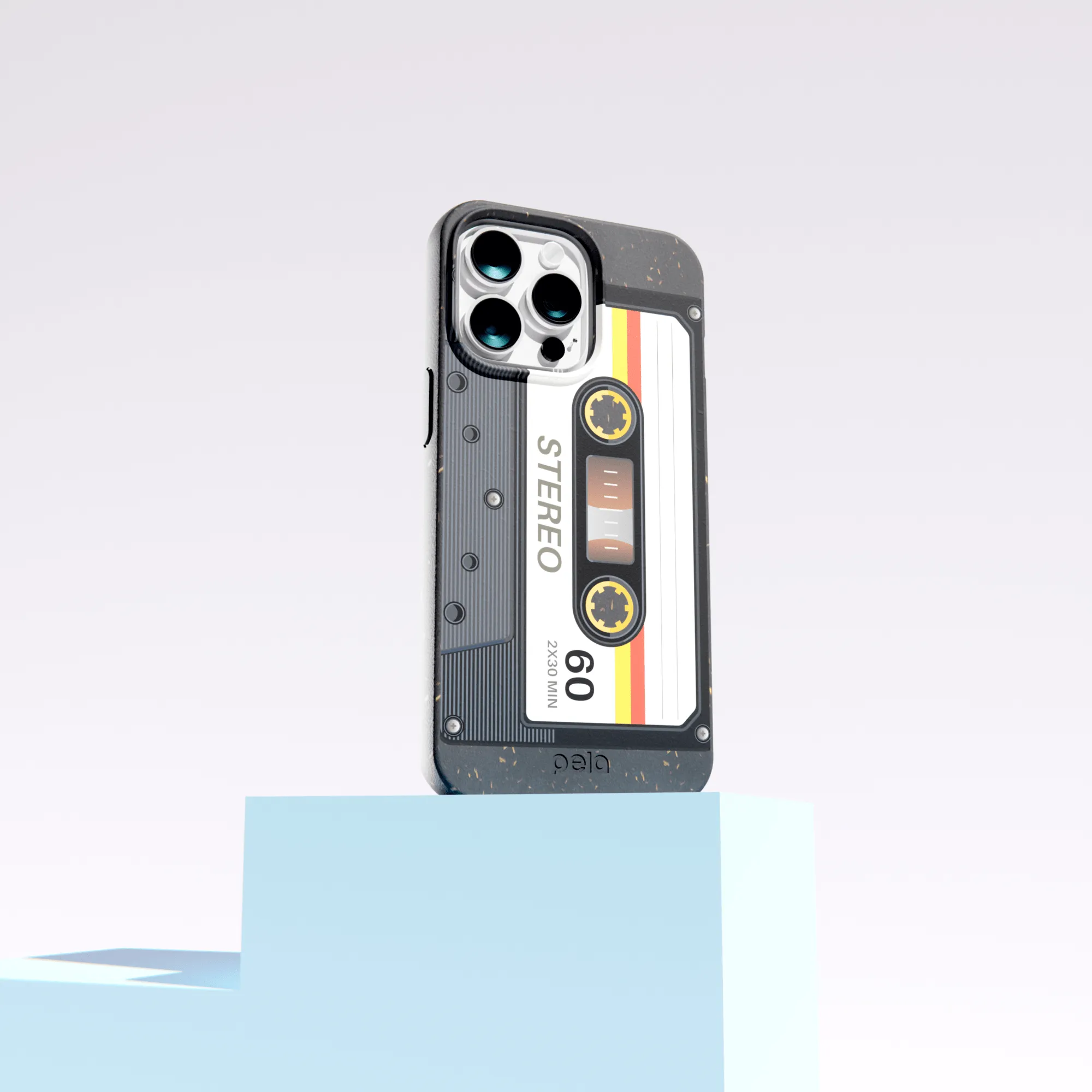 Black Cassette iPhone 12 Pro Max Case