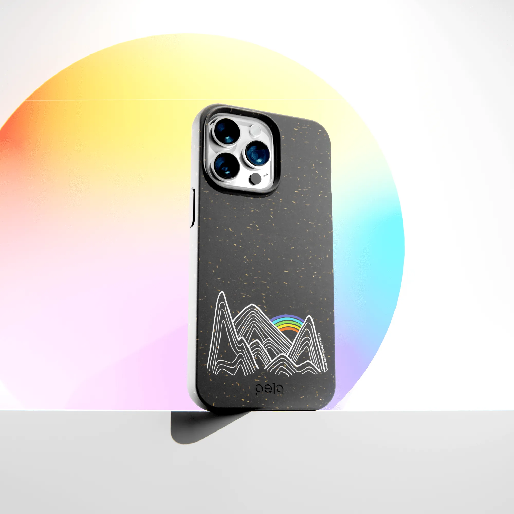 Black Elevation iPhone 14 Pro Case