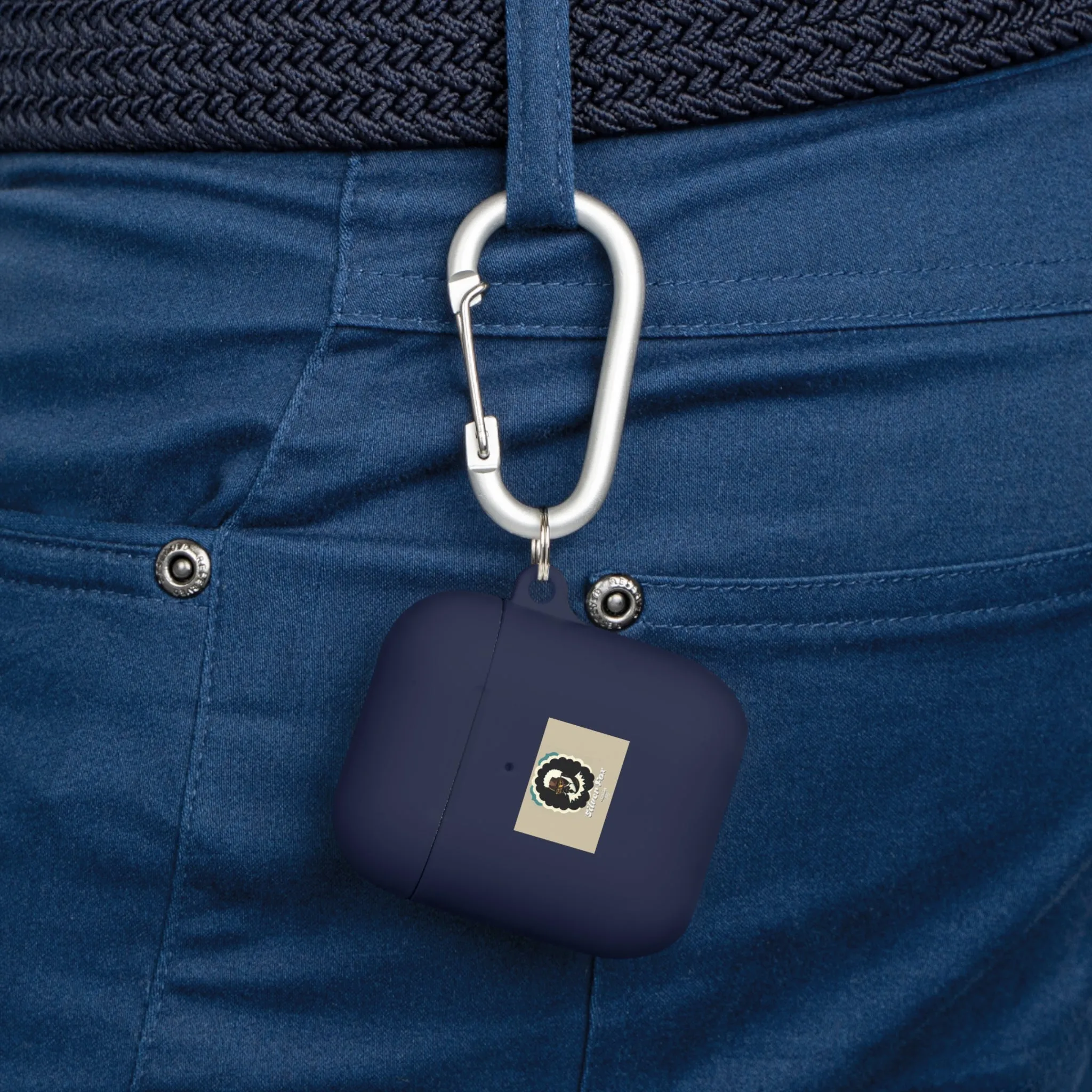 Black gentleman Silverfox AirPods and AirPods Pro Case Cover