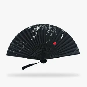 Black Japanese Fan