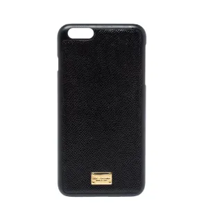 Black Leather iPhone 7/8 Plus Case