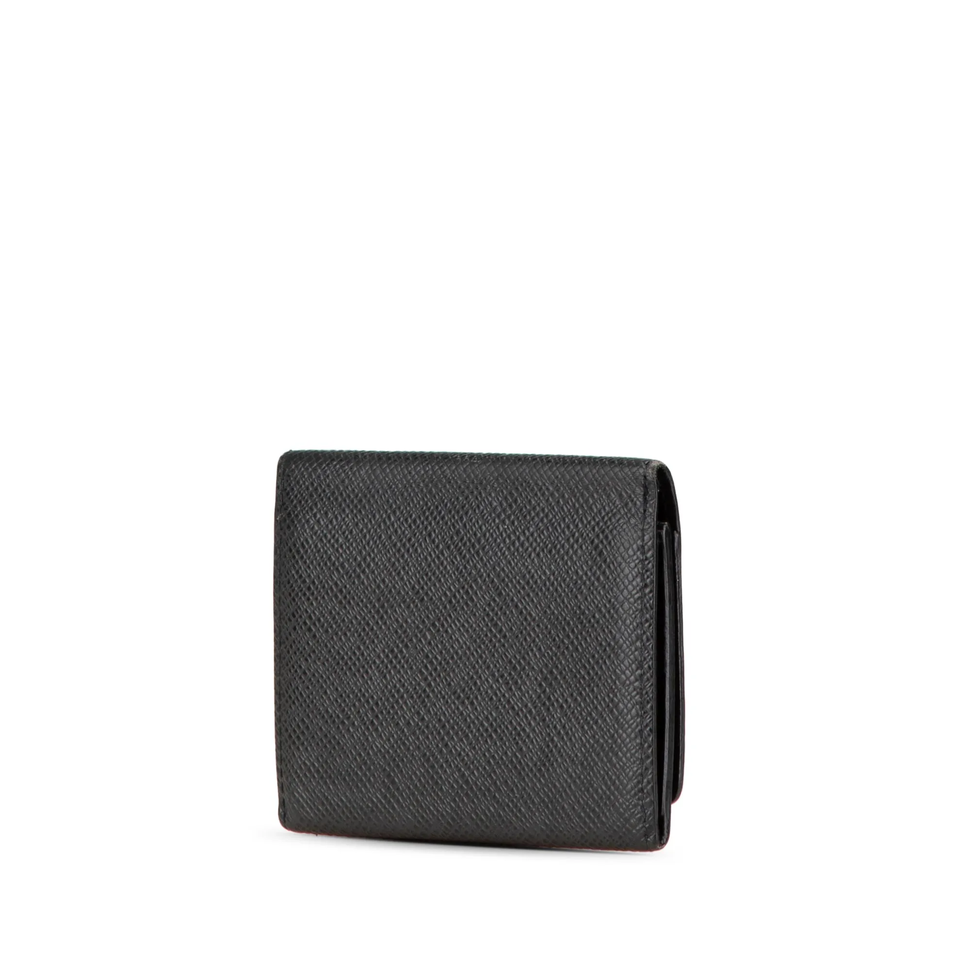 Black Louis Vuitton Taiga Business Card Holder