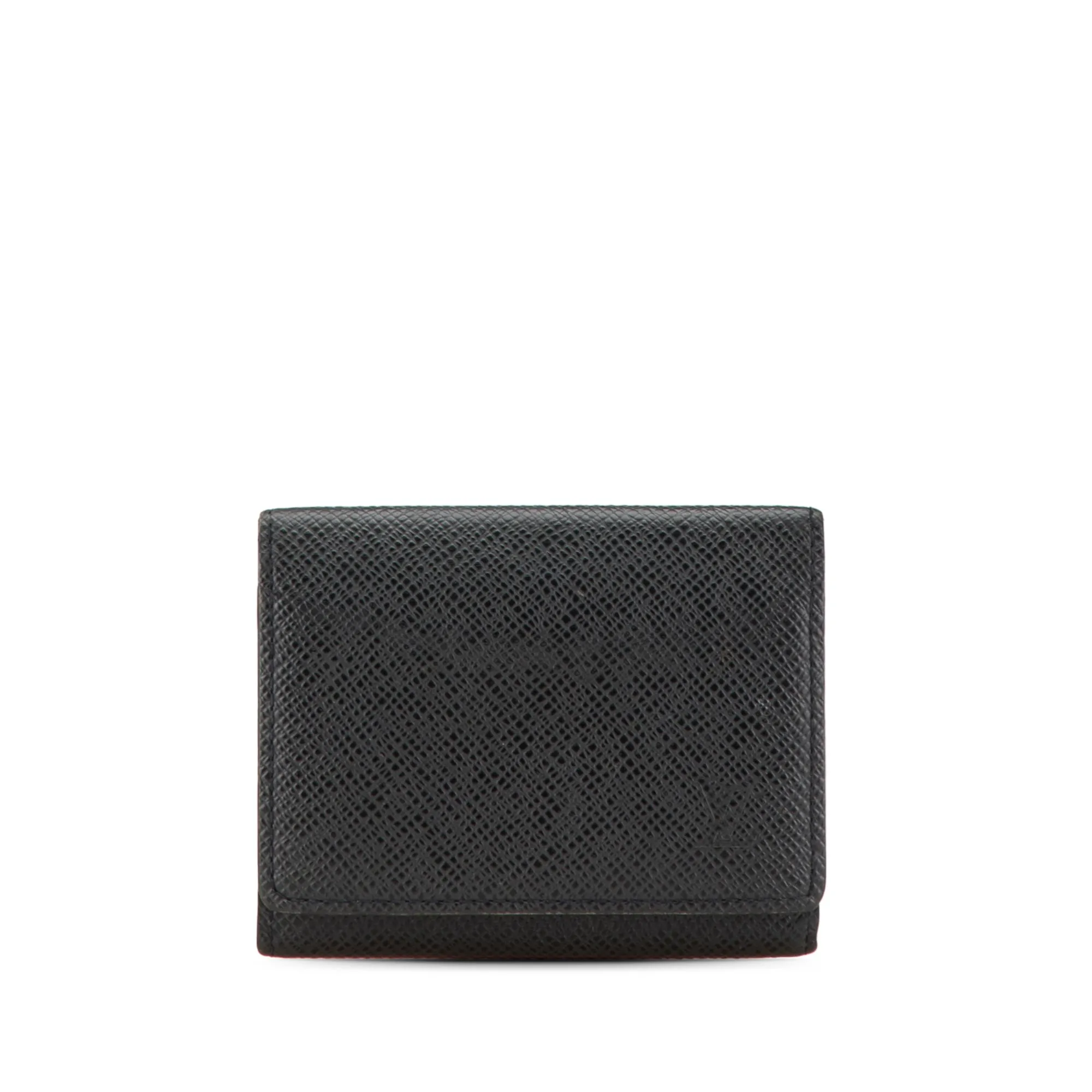 Black Louis Vuitton Taiga Business Card Holder