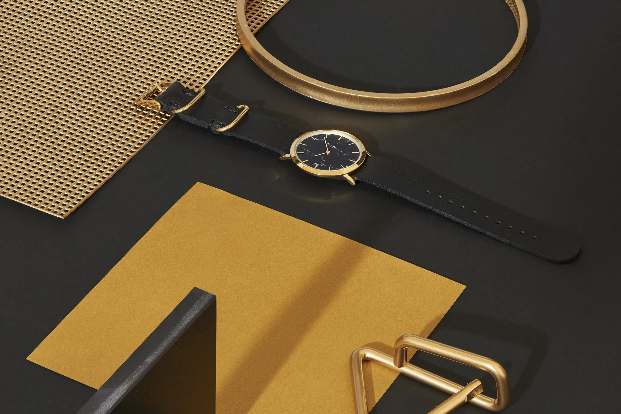Black Marble Classic Watch
