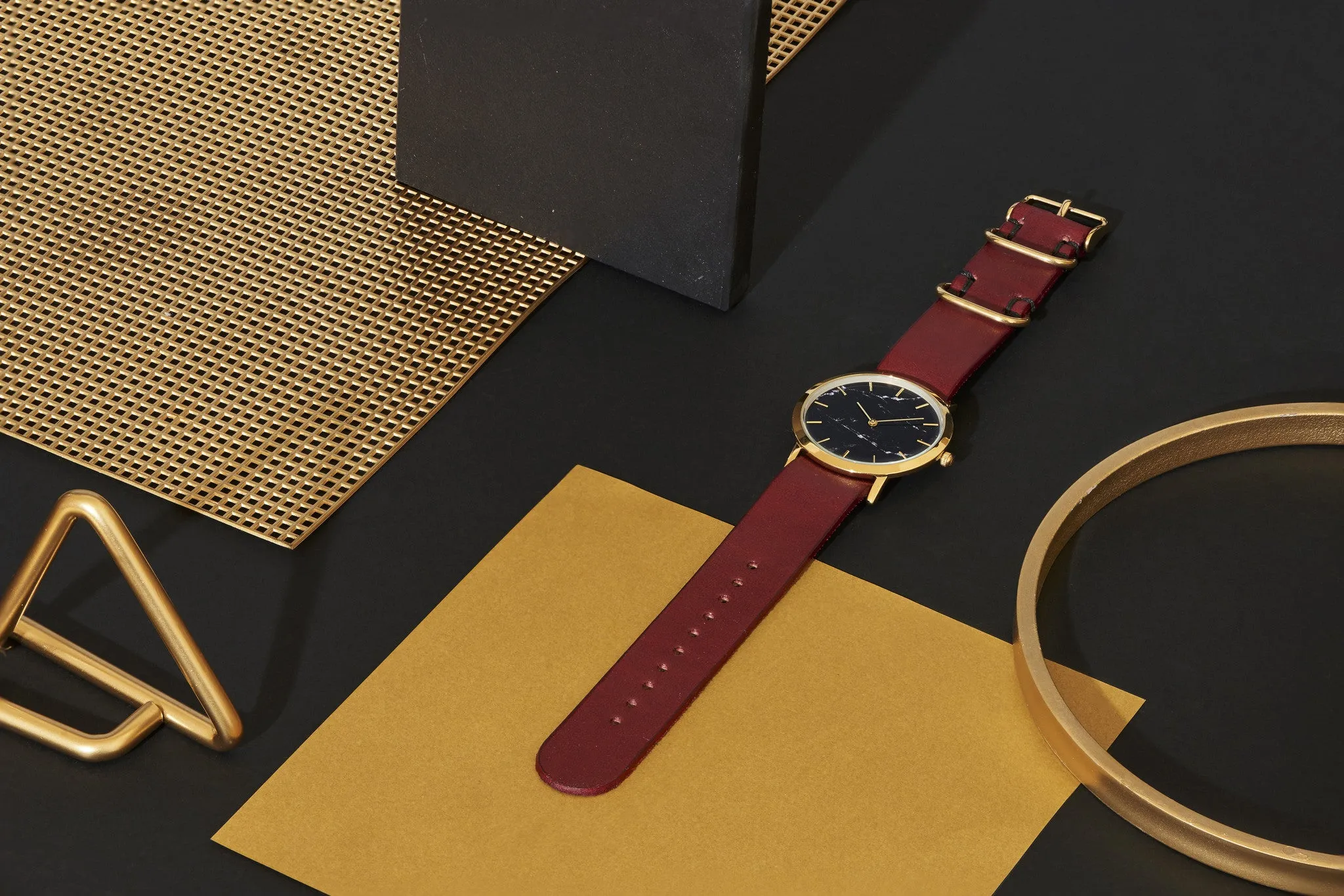 Black Marble Classic Watch
