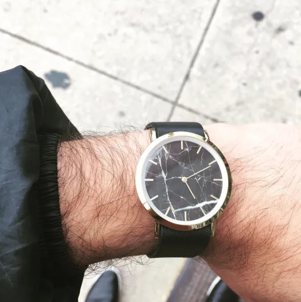 Black Marble Classic Watch