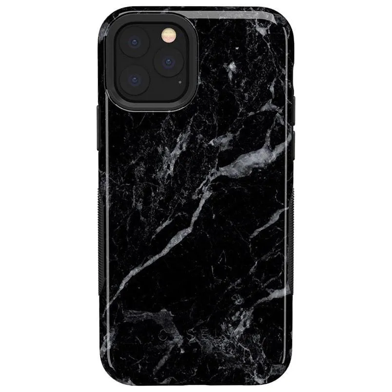 Black Pearl | Classic Black Marble Case