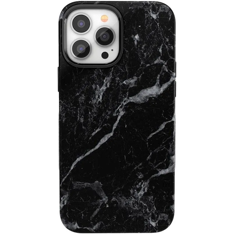 Black Pearl | Classic Black Marble Case