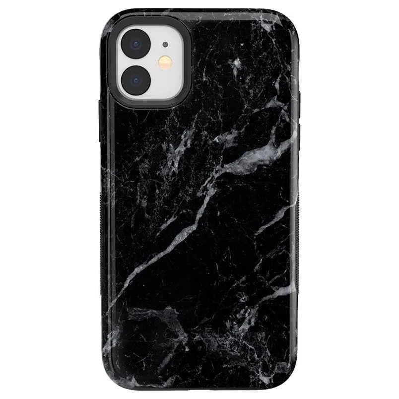 Black Pearl | Classic Black Marble Case