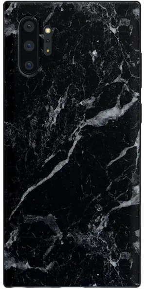 Black Pearl | Classic Black Marble Samsung Case