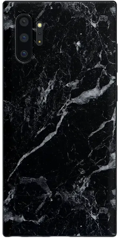 Black Pearl | Classic Black Marble Samsung Case