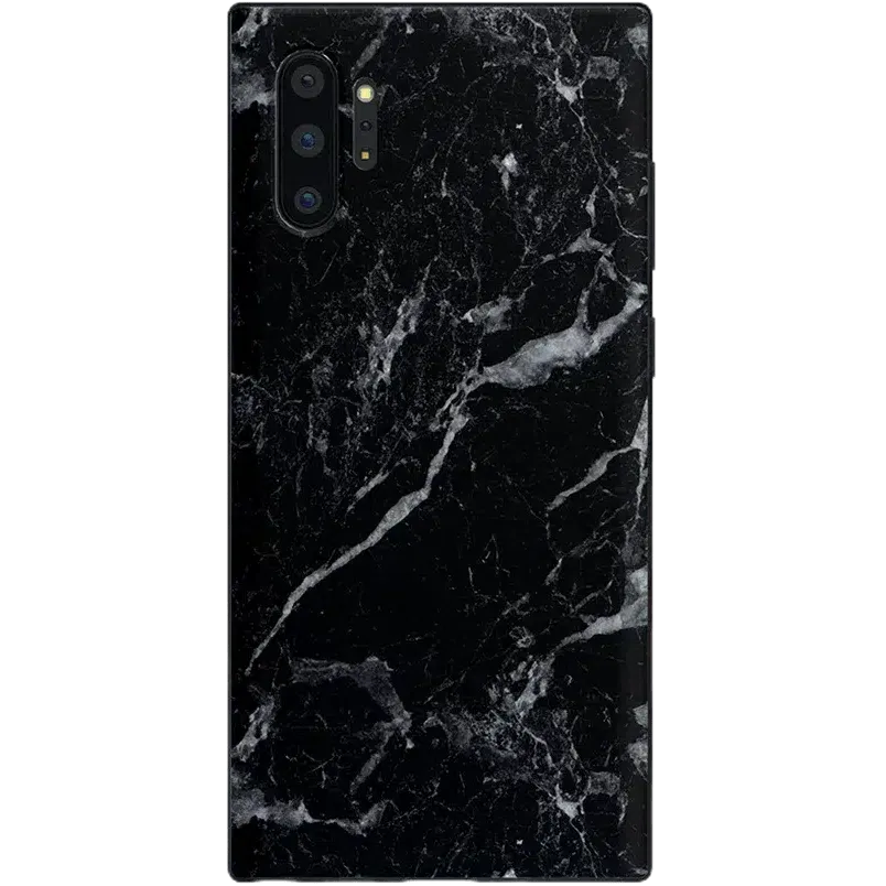 Black Pearl | Classic Black Marble Samsung Case