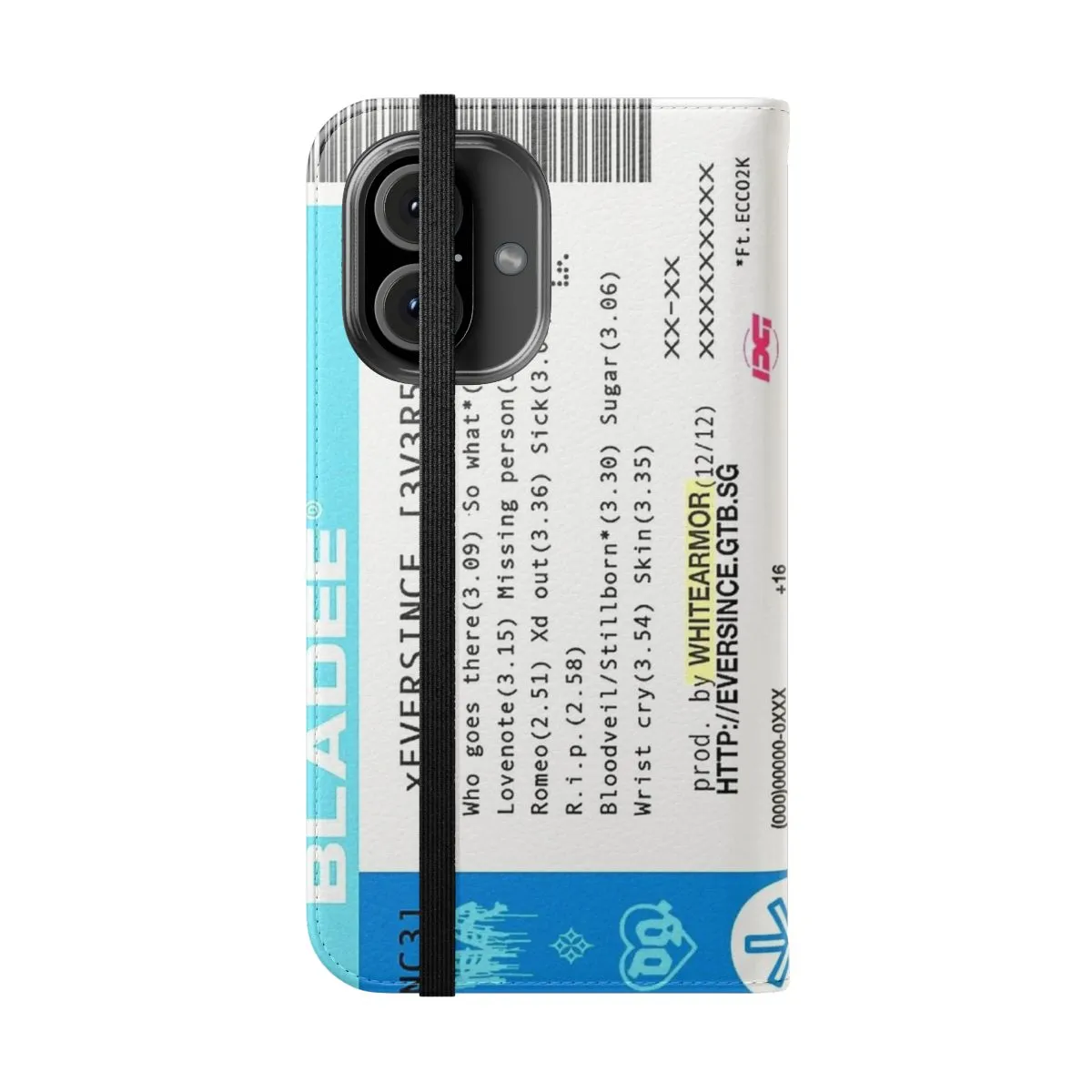Bladee-Inspired Eversince Phone Case - Vaporwave Aesthetic