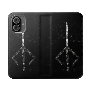 Bloodborne Inspired Hunters Mark Flip Phone Case