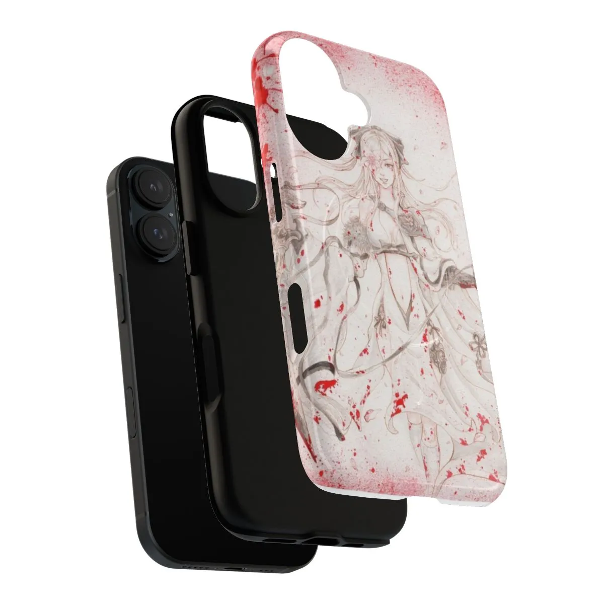 Bloody Watercolor Art Inspired Drakengard 3 Phone Case