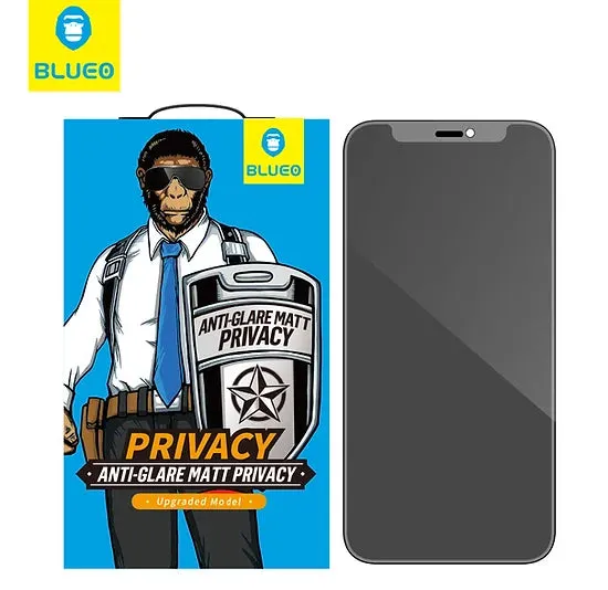Blueo Privacy Matte Series 2.5 D Tempered Glass for iPhone 15 Pro Max