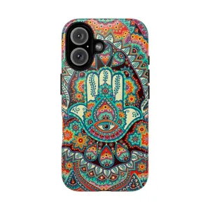 Bohemian Hamsa Hand Magnetic Tough Phone Case
