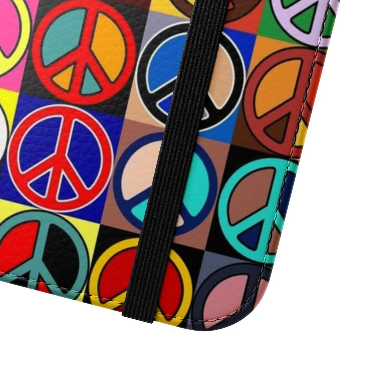 Boho-Chic Flip Cover Phone Case: Express Your Vibrant Style
