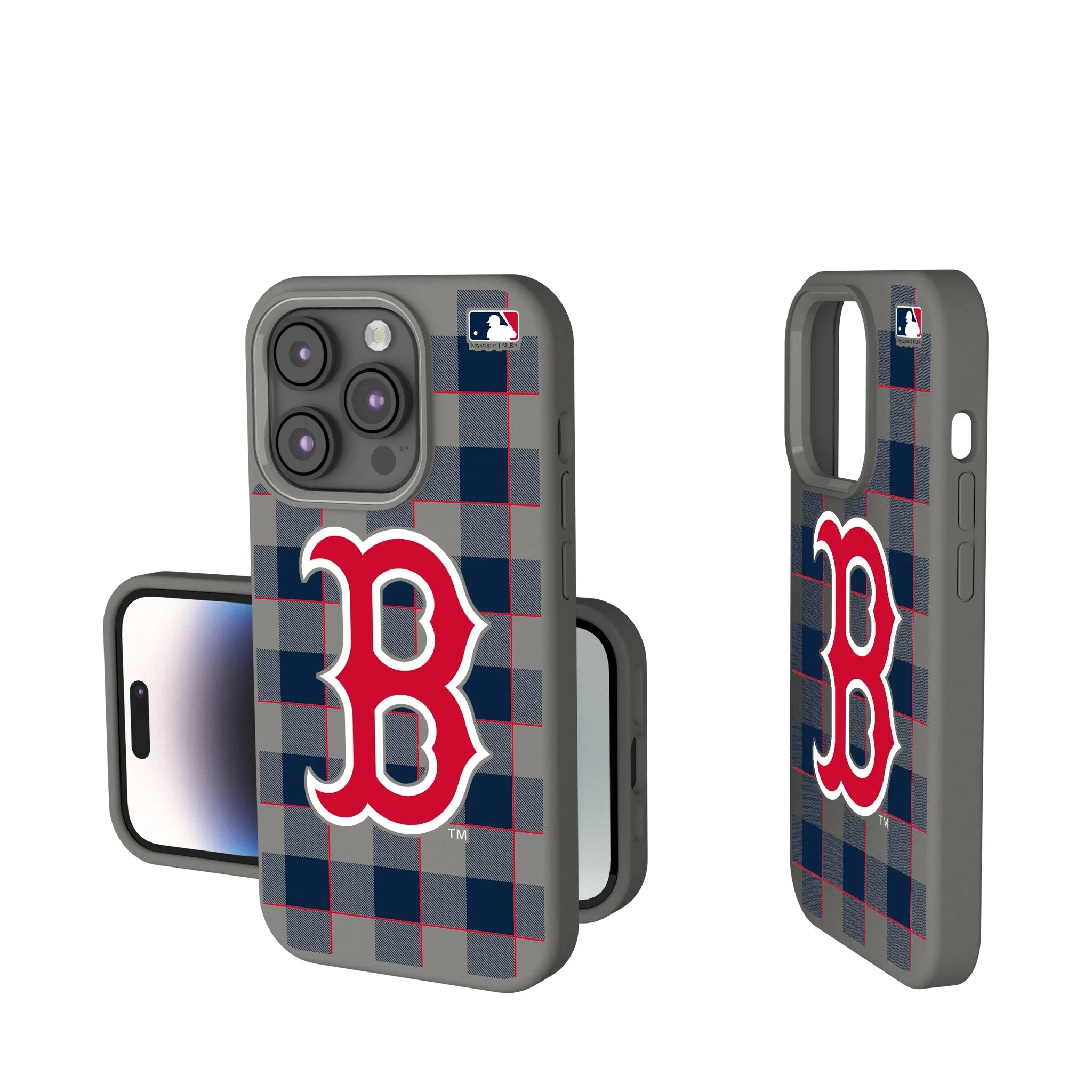 Boston Red Sox Plaid Soft Touch Phone Case