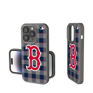 Boston Red Sox Plaid Soft Touch Phone Case