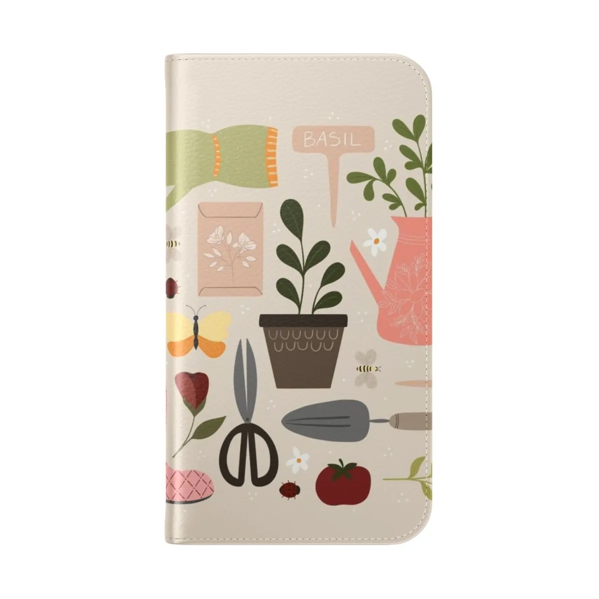 Botanical Garden Themed Flip Cover Phone Case