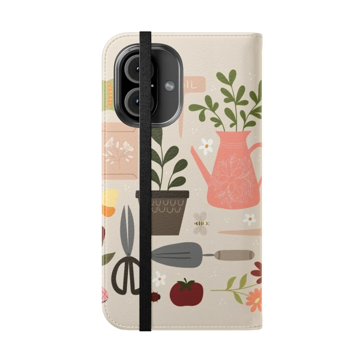 Botanical Garden Themed Flip Cover Phone Case