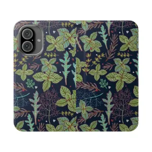 Botanical Herbs Pattern Protective Phone Case