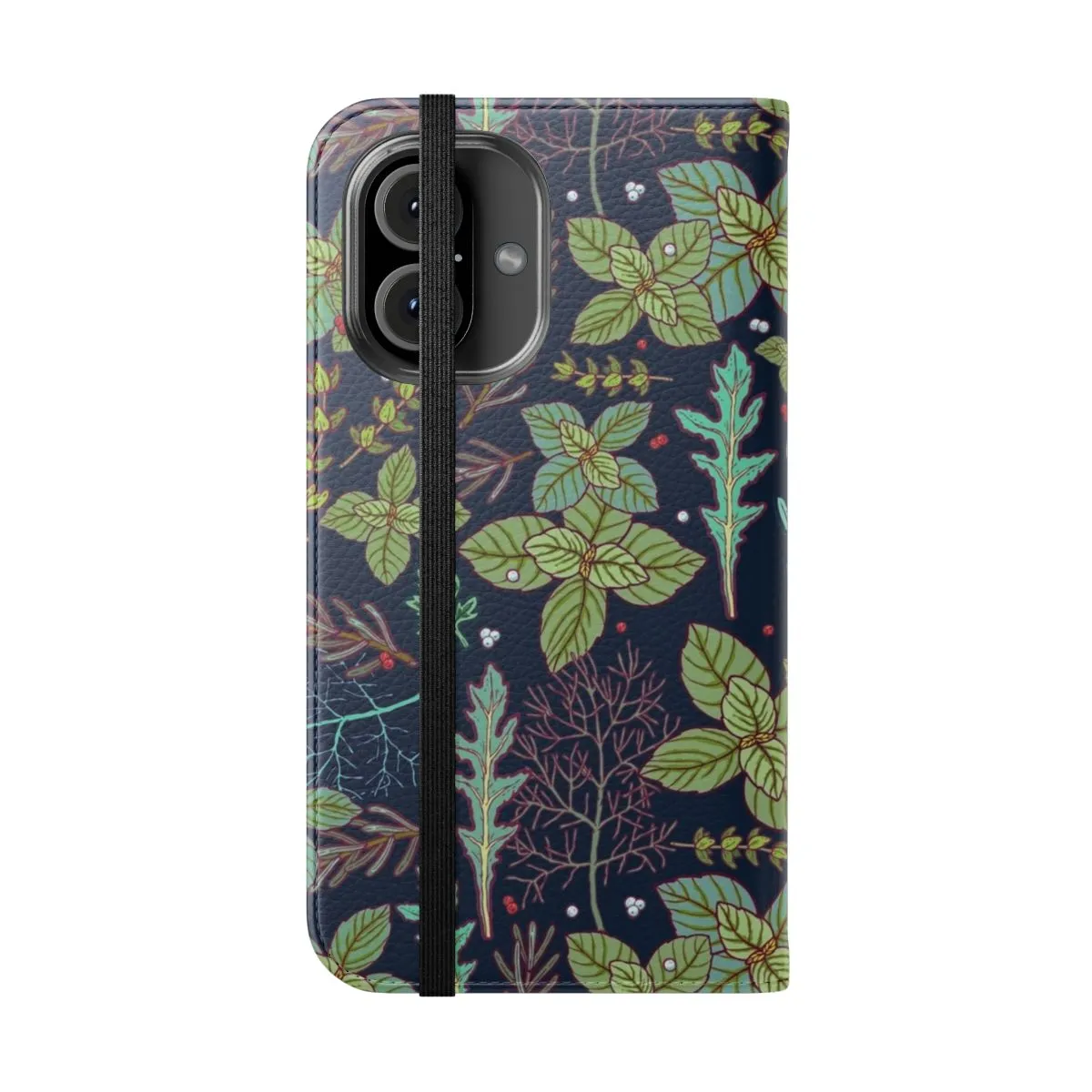 Botanical Herbs Pattern Protective Phone Case