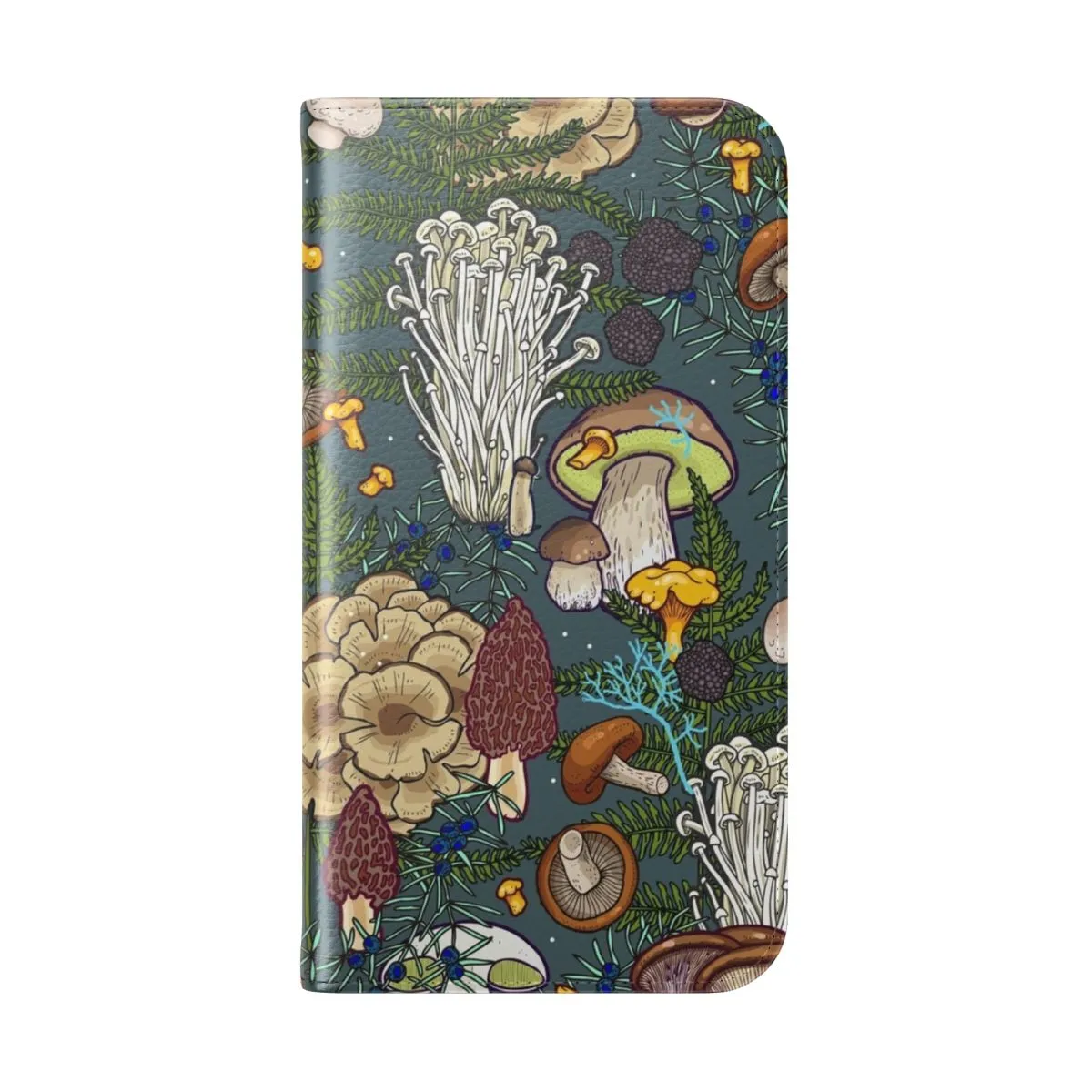Botanical Mushroom Forest Flip Phone Case Cover