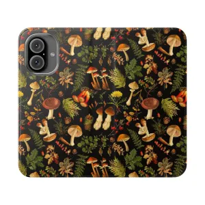 Botanical Mushroom Phone Case for Thanksgiving Harvest