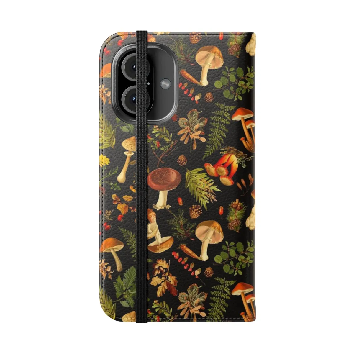 Botanical Mushroom Phone Case for Thanksgiving Harvest