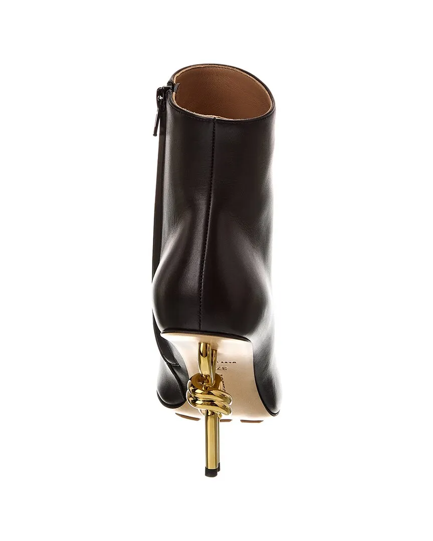 Bottega Veneta Knot Leather Bootie